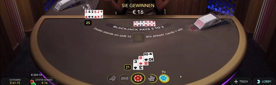 Infinite Blackjack Vorschau